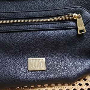 Juicy Couture Black Crossbody Bag with Gold Accents